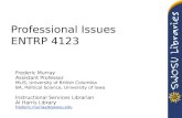 Professional Issues  ENTRP 4123