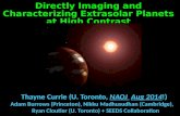 Directly Imaging and Characterizing  Extrasolar  Planets at High Contrast