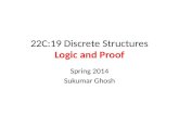 22C:19 Discrete  Structures Logic and Proof