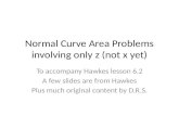Normal Curve Area Problems involving only z (not x yet)