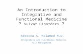 An Introduction to Integrative and Functional Medicine ?  Vulvar Disorders  ?