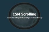 CSM Scrolling