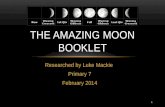 The amazing moon booklet
