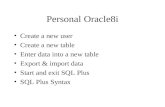 Personal Oracle8i