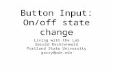 Button Input: On/off state change