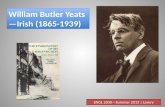 William Butler  Yeats—Irish (1865-1939)