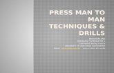 PRESS MAN TO MAN TECHNIQUES & DRILLS