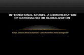 International sports- A Demonstration of Nationalism or  globalization