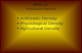 APHG U2  Population Density