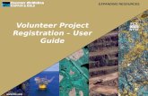 Volunteer Project Registration – User Guide