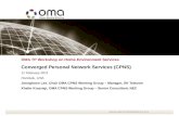 OMA TP Workshop on Home Environment Services Converged Personal Network Services (CPNS)