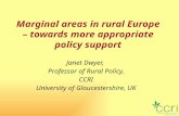 Marginal areas in rural Europe – towards more appropriate policy support