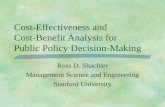 Cost-Effectiveness and  Cost-Benefit Analysis for Public Policy Decision-Making