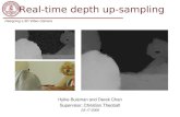 Real-time depth up-sampling