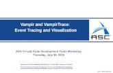 Vampir and VampirTrace:  Event Tracing and Visualization