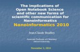 The  implications  of  Open  Notebook Science