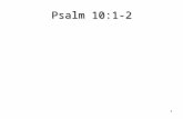 Psalm 10:1-2