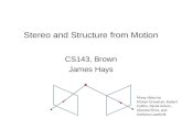 CS143, Brown James Hays