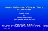 Assessing the Consequences of Land Use Change in the Upper Potomac