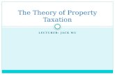 The Theory of Property Taxation