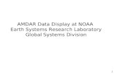 AMDAR Data Display at NOAA  Earth Systems Research Laboratory Global Systems Division