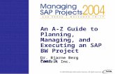 An A-Z Guide to Planning, Managing, and Executing an SAP BW Project Part 1