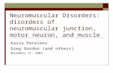 Neuromuscular Disorders: disorders of neuromuscular junction, motor neuron, and muscle