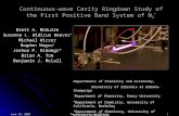Continuous-wave Cavity Ringdown Study of the First Positive Band System of N 2 *