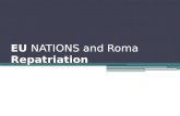 EU  NATIONS and Roma  Repatriation