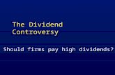 The Dividend Controversy