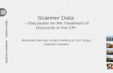 Scanner Data  – Discussion on the Treatment of Discounts in the CPI