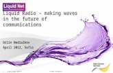 Liquid Radio – making waves in the future of communications