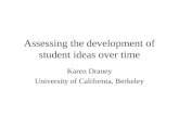 Assessing the development of student ideas over time