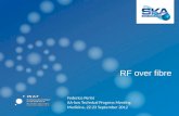 RF over fibre
