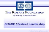 T HE  R OTARY  F OUNDATION of Rotary International