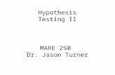 MARE 250  Dr. Jason Turner