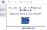 Welcome to ICT IN Business  Outcome 2