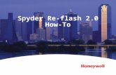 Spyder  Re-flash 2.0 How-To