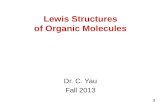 Lewis Structures of Organic Molecules