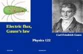 Electric flux,  Gauss’s law