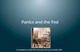 Panics and the Fed