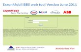ExxonMobil BBS web tool Version June 2011