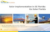 Solar Implementation in SE Florida: Go Solar Florida