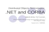 Distributed Objects Technologies: .NET and CORBA