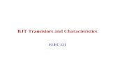 BJT Transistors and Characteristics