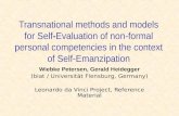 Transnational methods and models for Self - Evaluation of non-formal personal competencies in the context of Self-Emanzipation
