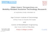 Older Users’ Perspectives on  Mobility-Related Assistive Technology Research