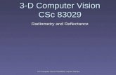 3-D Computer Vision CSc 83029