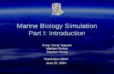 Marine Biology Simulation Part I: Introduction