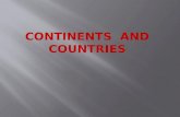 Continents  and  Countries